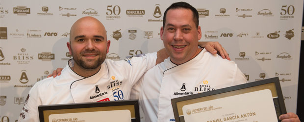 Asier Alcalde y Daniel García ganan la tercera semifinal del Concurso Cocinero del Año