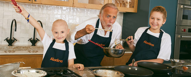 Aladina, una escuela de cocina solidaria con el cáncer infantil