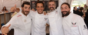 Imagen de 18 chefs internacionales con 8 estrellas Michelin en Portamérica