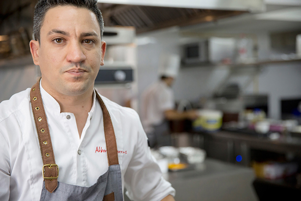 Alberto Ferruz en la cocina