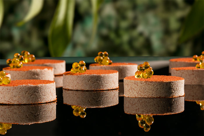 polvorón de tomate de Disfrutar