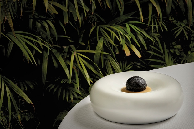 Buñuelo relleno de atún mechado de Dani García Buñuelo relleno de atún mechado de Dani García