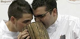 Imagen de Juan Rodríguez Morilla, al Bocuse d’Or Europa 2010