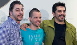 Imagen de Dabiz Muñoz, Roberto Ruíz y Jordi Roca, protagonistas del Gourmet Experience de Madrid