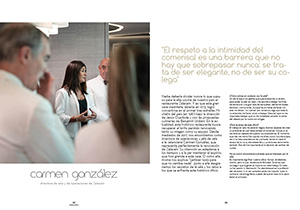 Entrevista a Carmen González, directora de sala y de operaciones de Zalacaín
